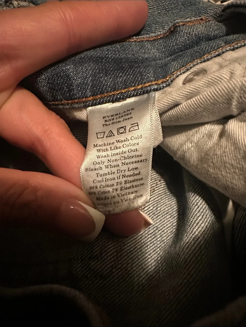 Everlane slim jeans